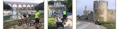 Biking round France with trailers